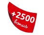 2.500 Bonuspunten
