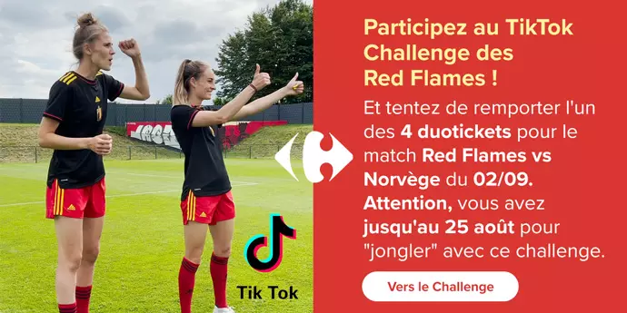 Participez au TikTok Challenge des Red Flames !
