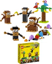 Creatief spelen met apen