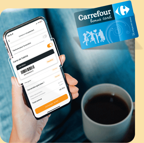 Liez votre Carrefour Bonus Card à votre compte Carrefour Fast Delivery !