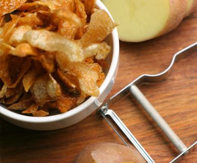 10 recettes à faire avec des épluchures Carrefour-market-chips-legumes